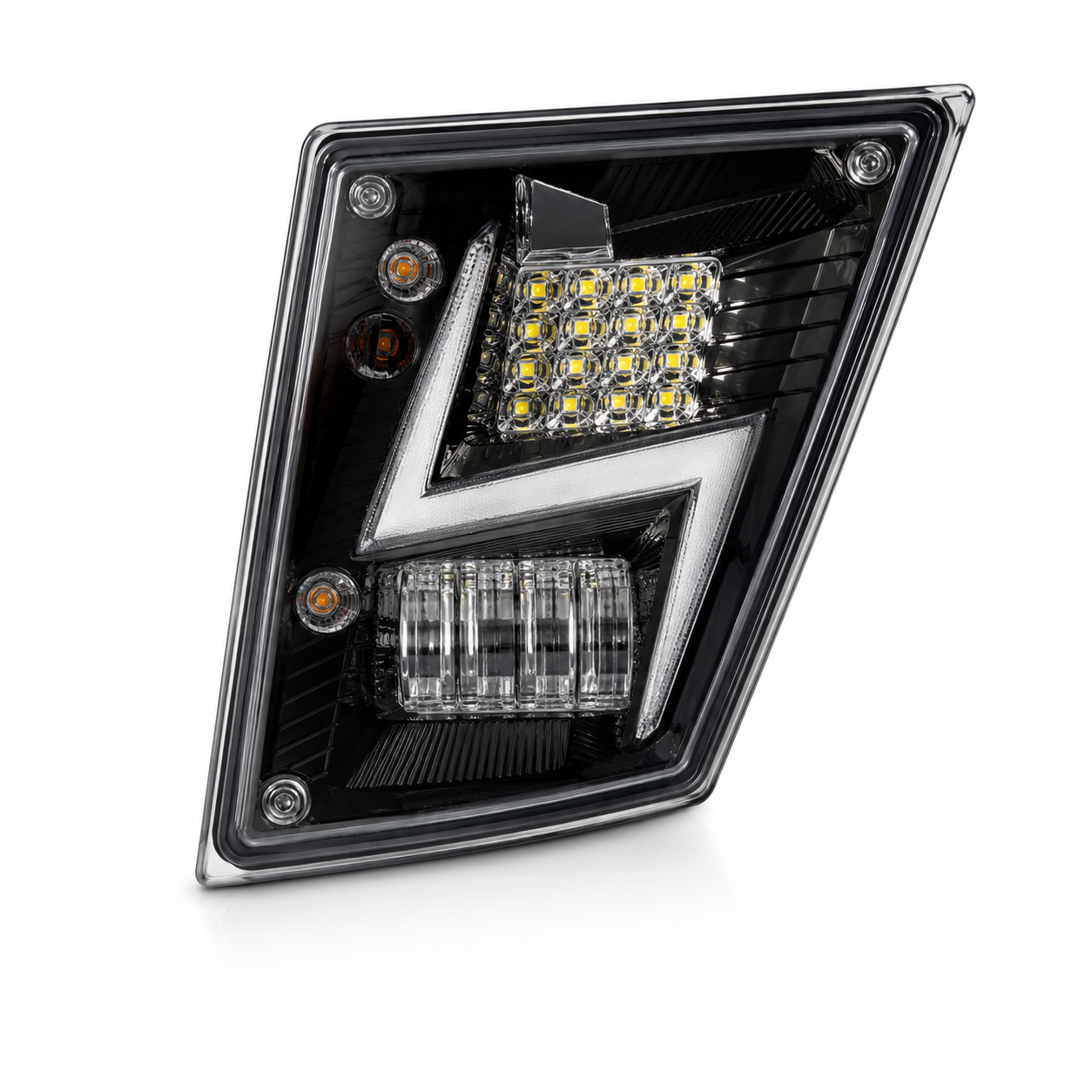 Faro P/defensa Volvo 3era Gen Tipo Rayo /led