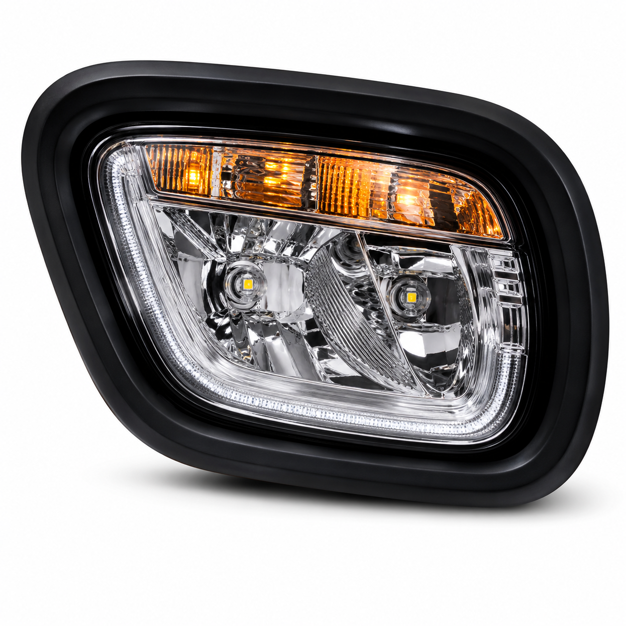 Faro P/defensa Cascadia C/aro (led Halo)  Neblinero