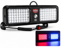 Estrobo 86 Led Visera Policia 12 Funciones Rojo Azul