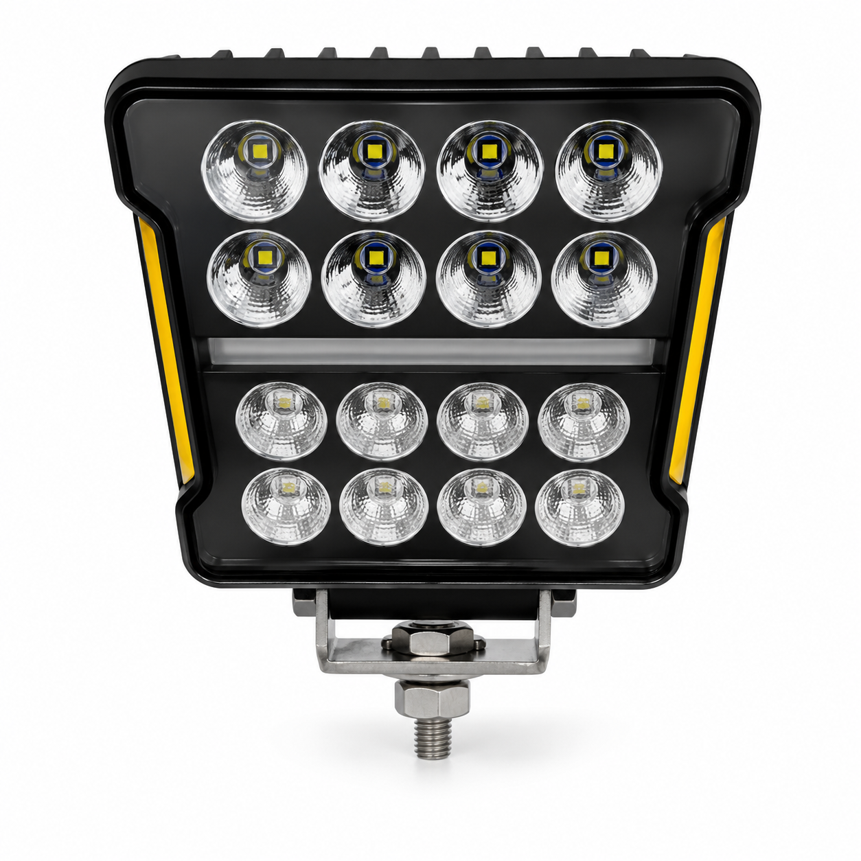 Faro Led Cuadrado 16 Leds Blanco Luz Blanca