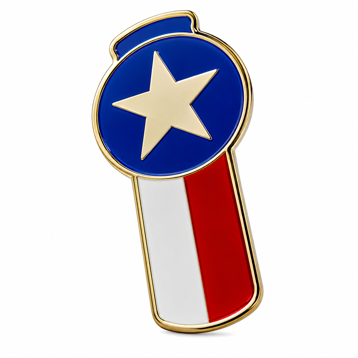 Embrema De Texas  Cromado Para Kenworth T680 Y T880